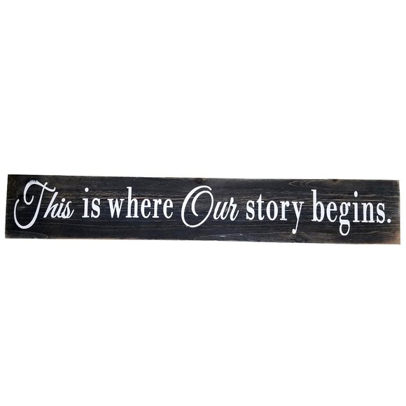 Other - 🆕This is where Our story begins Hanging Wall Sign Other - 🆕This is where Our story begins Hanging Wall Sign